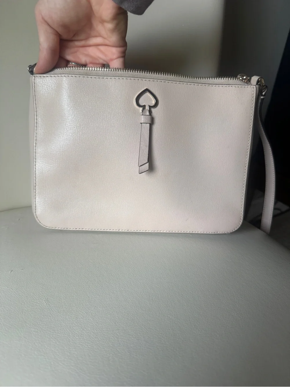 Kate Spade New York Blush Pink Leather Crossbody Bag